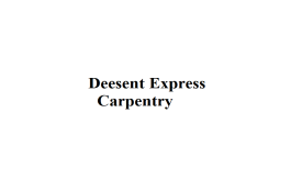 Deesent Express Carpentry