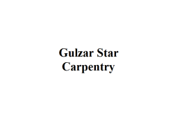 Gulzar Star Carpentry
